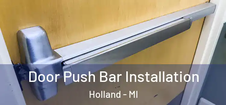 Door Push Bar Installation Holland - MI